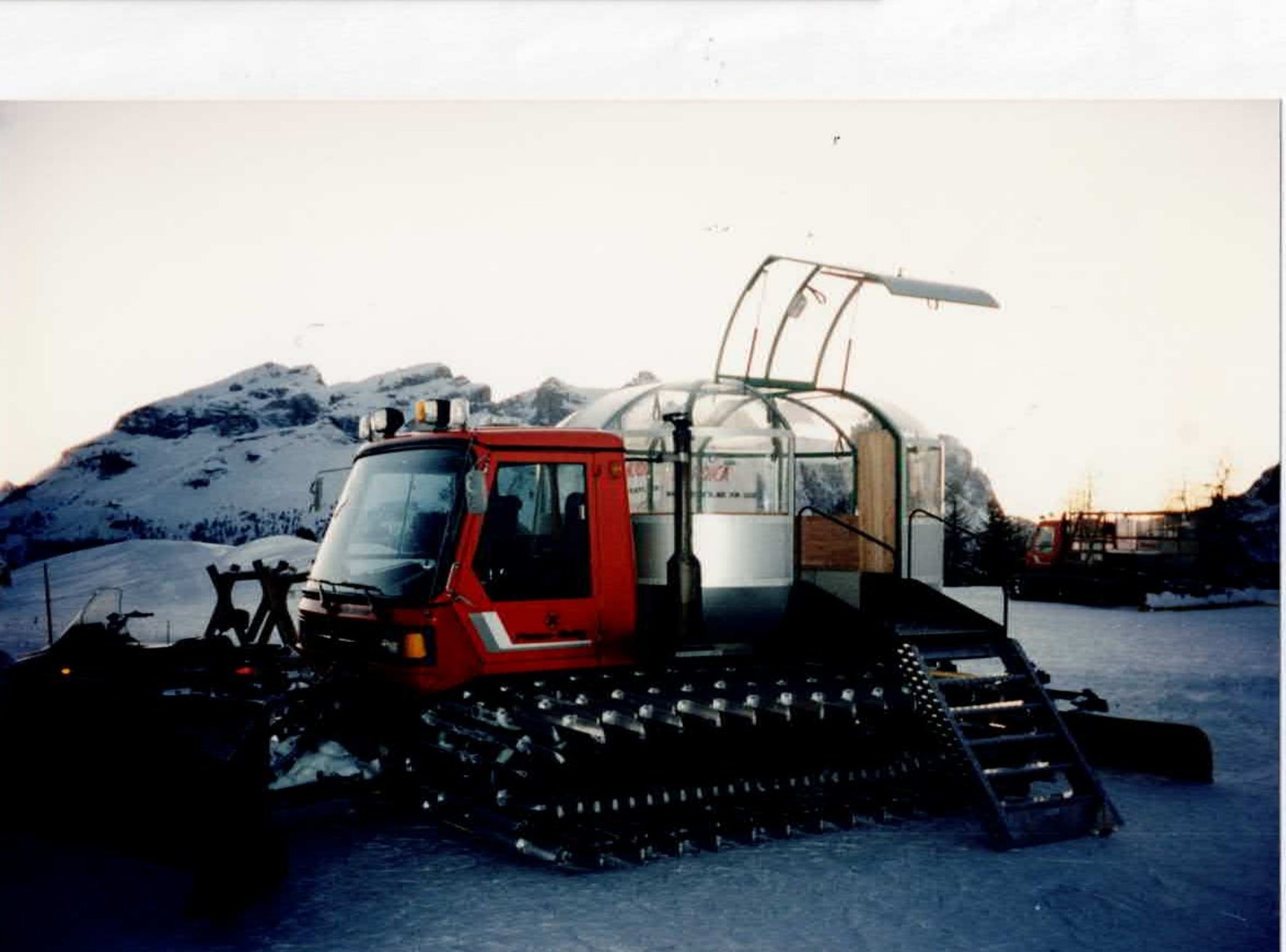 La cabina 4Cats in servizio sulle Dolomiti dell'Alta Badia