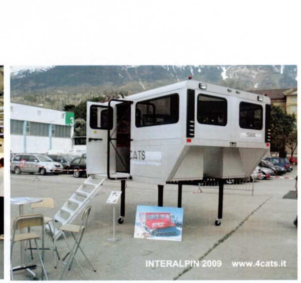 Cabina 4Cats esposta a INTERALPIN 2009, Innsbruck